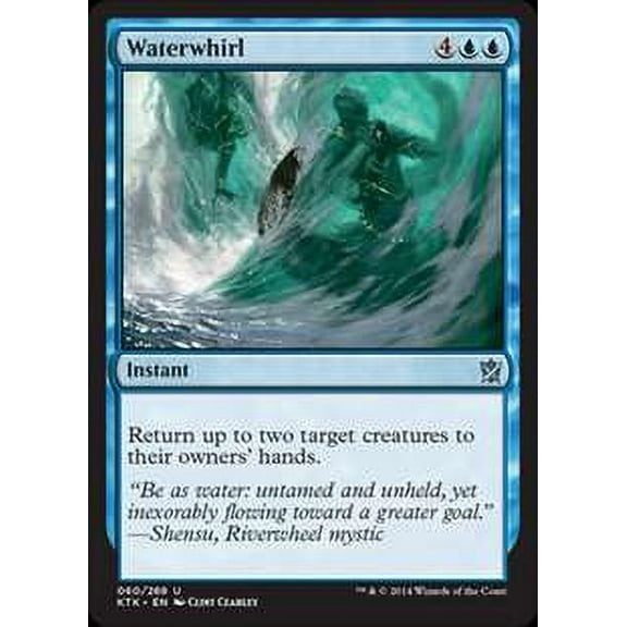 MtG Khans of Tarkir Uncommon Waterwhirl (Foil) #60