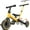 Yellow, variant on TNTANTS 4 in 1 Toddler Bike, Kids Tricycle for 1-5 Years Old, Toddler Tricycle for Boy Girl, Baby Balance Bike with Parent Steering Push Handle, Removable Pedal, Adjustable Seat Yellow