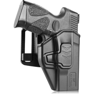 Allen Modular Handgun Gun Holster, 7.25 x 4.0  x 1.0 , 0.2 lb,  Polyester, Model 45100A, Adjustable, Gray
