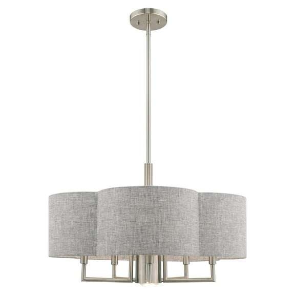 Livex Lighting - Kalmar - 6 Light Pendant in New Traditional Style - 24 Inches