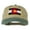 Khaki Green, variant on Colorado Flag Embroidered Two Tone Cap - Spruce Khaki OSFM