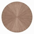 thumbnail image 3 of Koen Round Dining Table, Scandinavian Style, Walnut Brown Wood 47 Inch, 3 of 3
