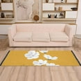 thumbnail image 2 of Yayeee Runner Rug for Bedroom 2'x6' Machine Washable Hallway Non Slip Mat, White Flowers, 2 of 8