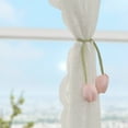 thumbnail image 5 of Viflosae Curtain Tie Backs Tulips Hook Curtain Drawstrings Pretty And Useful Curtain Ties Floral Fresh Sweet Decorations Curtain Holders for Wall Home Decorations for Living Room, 5 of 7