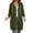 Army Green Sweatshirts-Jsaierl, variant on Zip Up Tunic Hoodies for Women Casual Solid Color Hooded Sweatshirt Oversized Fashion Pullover Cotton Jogging Long Sleeve Long Jackets