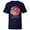 Navy, variant on Koi Blinky Yin Yang Japanese - Short Sleeve T-Shirt for Kids – Customized-Red