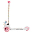 thumbnail image 5 of Sakar Unicorn Ride-N-Glide Buddies 3D Toddler Scooter, 3 Wheel Scooter for Kids Ages 3+, White, 5 of 11