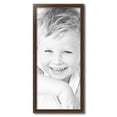 thumbnail image 2 of ArtToFrames 14x32" Gold with Burgundy Panel Picture Frame, Gold Wood Poster Frame, with Regular Acrylic and 2 (FBPL-4758), 2 of 7