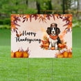 thumbnail image 2 of Happy Thanksgiving English Springer Spaniel Welcome Thankful Fall Autumn Pumpkin Yard Sign Springers Dog Lover Gifts Outdoor Home Lawn Garden Porch Decor - 02021, 2 of 5
