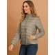 thumbnail image 4 of Chaqueta Liviana Corta Gruesa Plegable Con Capucha Para Mujer Caqui S, 4 of 6