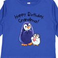 thumbnail image 4 of Inktastic Happy Birthday, Grandma Cute Penguins Boys or Girls Long Sleeve Toddler T-Shirt, 4 of 5