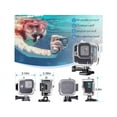 thumbnail image 3 of Waterproof Housing Case for GoPro Hero11 Black Mini, 169ft/60M Diving Protective Housing Shell for Hero 11 Mini Action Camera Underwater Dive Case with Mount Thumbscrew & 12PCS Anti-Fog Insert, 3 of 7
