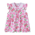 thumbnail image 5 of Odeerbi Cute Dresses For Girls Toddler Kids Baby Girls Short Sleeve Print T-Shirt Shorts Cotton Pajamas Outfits Set Pink, 5 of 9