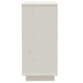 thumbnail image 4 of vidaXL Sideboard White 32x34x75 cm Solid Wood Pine, 4 of 5