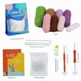 thumbnail image 2 of Crochet Kit DIY Lavender Crochet Kit with Needles Plush Doll Easy, 2 of 6