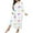 White, variant on Lxkfashion Sale Clothing 2025 Under $10 Sky Blue Sleepshirts Women's Nightshirt Soft Nightgowns for Women Long Sleeve dress Sleepwear