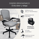 thumbnail image 2 of Silla Para Escritorio Y Oficina Ergonomica Altura Ajustable gris 6.49 pulg XPross XP-SO-CML, 2 of 7