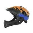thumbnail image 3 of Casco de Bicicleta Zulema para Niños Naranja Azul Ligero y Transpirable, 3 of 8