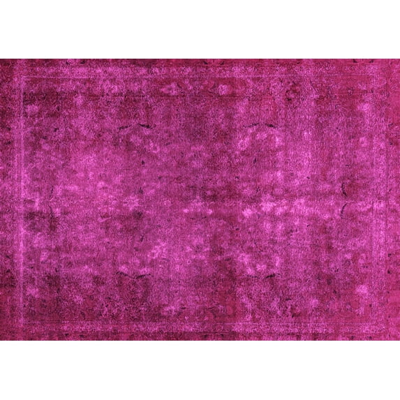 Ahgly Company Indoor Rectangle Abstract Pink Modern Area Rugs, 8' x 10'