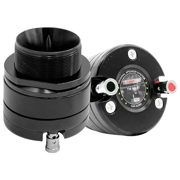 200W Neodymium Titanium Super Tweeter with Aluminum Bullet Horn – 2KHz-30KHz Range, 104dB Sensitivity for High-Fidelity Audio,1PC