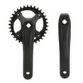 thumbnail image 2 of Bike Crank Arm Set, Road Bike Crankset Aluminum Alloy Anodized  High Accuracy  for Riding, 2 of 7
