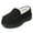 Black, variant on ​Boys Girls Moccasin Slippers Memory Foam Kids House Slippers Indoor Outdoor Rubber Outsole Black 10 Toddler