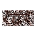 thumbnail image 3 of 2Chique Boutique Women's Kiss Mark Brown Clutch, 3 of 3
