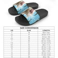 thumbnail image 2 of GZHJMY Stylish Slides for Women Men, Cat and Fish Collage Soft Flexible Slip-on Sandals Slippers, 2 of 7