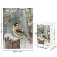 thumbnail image 2 of Winter Decor Goldfinch Wall Decor Rustic Farmhouse Wall Art Decor Christmas Decoration Gifts for Family 500 Piece Puzzles for Adults 15"x21", 2 of 8