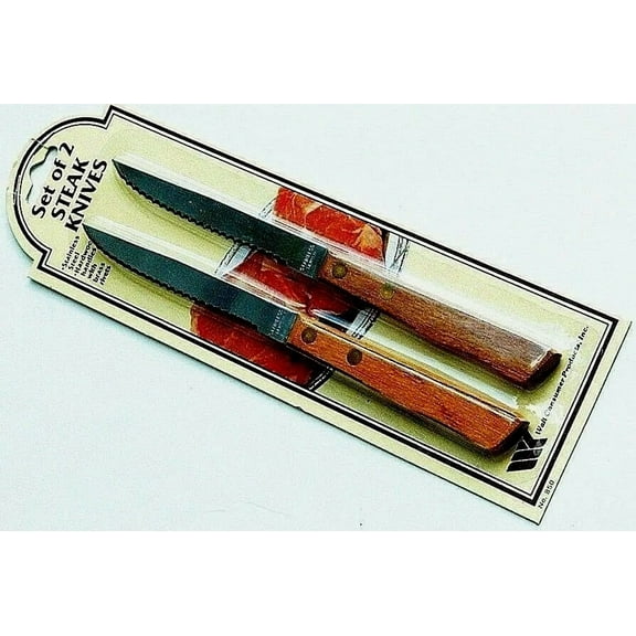 Wall Consumer Steak Knife Stainless Steel Hardwood Handle 7.5In