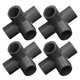 thumbnail image 3 of Tubería De PVC, 10 Piezas Conector De Tubería De Plástico De PVC Accesorios De Tubería De PVC De 6 Vías Conectores De Tubería De PVC Accesorios De Codo De Esquina De Tubería, 3 of 7