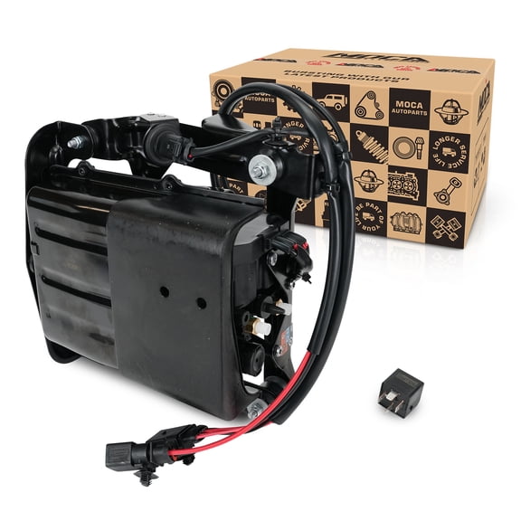 MOCA AUTOPARTS P-3247 Air Suspension Compressor w/ Bracket Fit for 2010-2016 Porsche Panamera 4.8L & 2011-2016 Porsche Panamera 3.6L & 2012-2016 Porsche Panamera 3.0L
