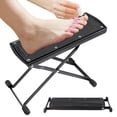 thumbnail image 1 of Reposapiés Neotidy para pedicura, plegable, 15-30 cm, 6 alturas, negro, 1 of 9