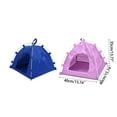 thumbnail image 3 of AOOOWER Portable Pet Dogs Cat Tent Lightweight Teepee for Pet Outdoor Camping Resting Supplies 2 Color Moisture-Proof Pet Tent, 3 of 9