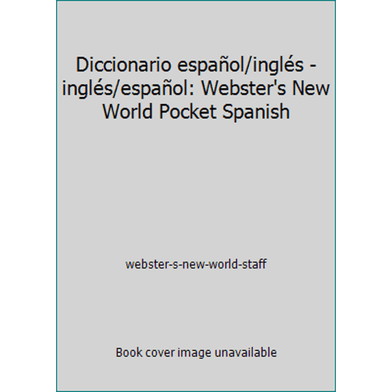 Pre-Owned Diccionario español/inglés - inglés/español: Webster's New World Pocket Spanish (Paperback) 0028623835 9780028623832