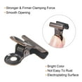 thumbnail image 4 of Uxcell Metal Hinge Clip Clamp 22mm Small Binder Clips Red Bronze, 40 Pack, 4 of 5