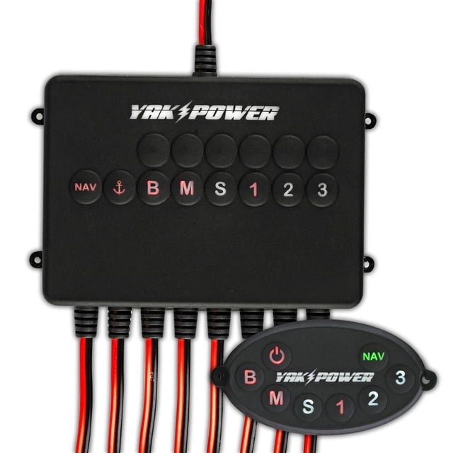 Panel de Energía Yak-Power YP-RP5R Impermeable 12V Inalámbrico