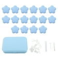 thumbnail image 2 of Duvet Clips, 16pcs Duvet Cover Clip, Star Shaped Fixing Fasteners, Lightweight Duvet Button Fasteners, Versatile for Duvets, Curtains, Cushions, Blankets, 2 of 8