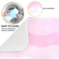 thumbnail image 2 of Yayeee Dish Drying Mat for Kitchen Counter 18"x24" Microfiber Absorbent Pad, Light Pink Stripes, 2 of 7