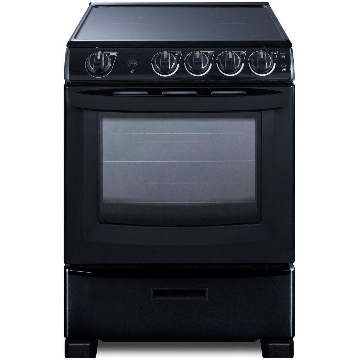 Summit REX2431BRT 24''W Electric Smooth Top Range - Black ...