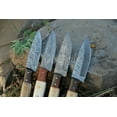 thumbnail image 6 of Damascus Steak Knife Set of 4 PCS - Fine Edge Steak Knife - Stainless Steel, 6 of 7