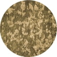thumbnail image 1 of Ahgly Company Indoor Round Patterned Dark Bronze Brown Area Rugs, 5' Round, 1 of 6