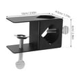 thumbnail image 2 of RUNROTOO Outdoor Torch Clamp Torch Mount Holder Clamp Black Metal Prevent Wobbling 1Pcs, 2 of 5
