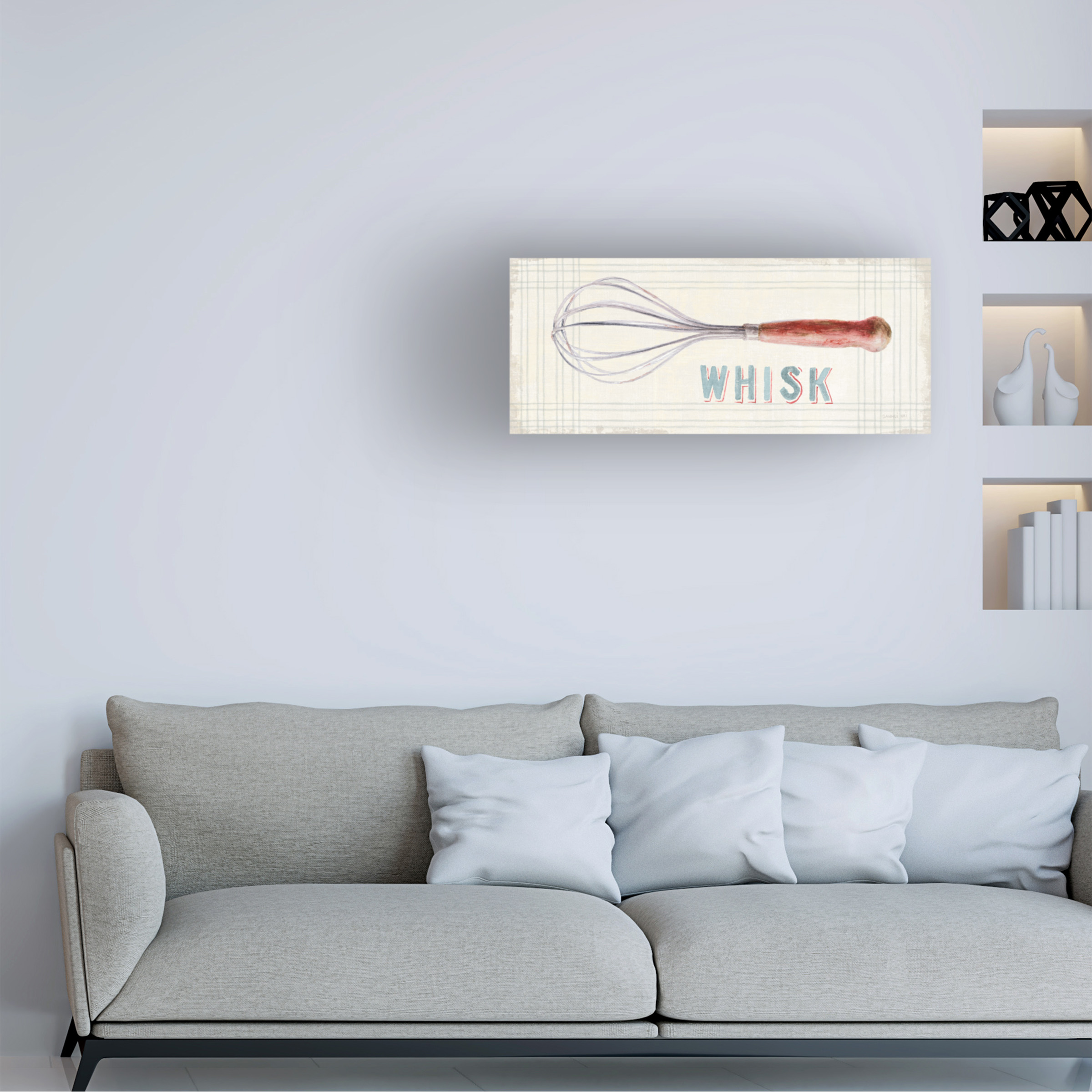 Danhui Nai 'Floursack Kitchen Sign IV' Canvas Art