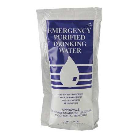 H54 Drinking Water - Mayday 78804 125mL Emergency Drinking Water Pouch
