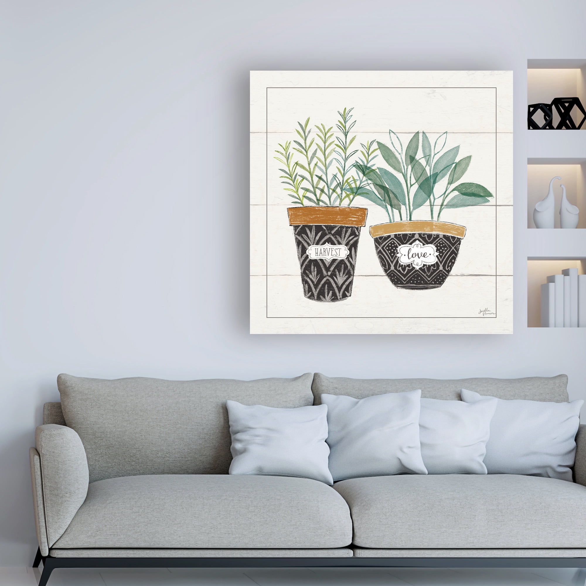 Trademark Fine Art 'Fine Herbs IV Love' Canvas Art by Janelle Penner