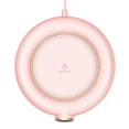 thumbnail image 4 of (Pink)massage table heating pad Intelligent Constant Warmth Coat Cushion Usb Automatic Heating Cushion Base Feel Insulation Warming Cushion Not Picky Cups L, 4 of 5