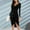 Black, variant on Women's Velvet Dress Bodycon Dress Long Sleeve Cross V-Neck Slim Fit Side Slit Midi Length Evening Gown for Party Banquet Fall,Black,L