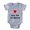 Heather Grey, variant on CafePress - 2 FIN Peace Love Hipponess NEW Baby Football Bodys - Cute Infant Baby Football Bodysuit