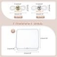 thumbnail image 2 of Eyeglass Chain End, 120 Pcs Round Eyeglass Chain Connector with Medium Box for Eyeglass Holder, White Gold/Silver, 2 of 7